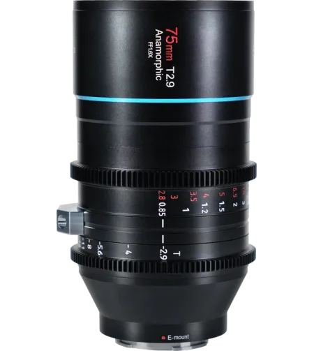 Sirui Anamorphic Lens 1,6x Full Frame 75mm T2.9 E-Mount