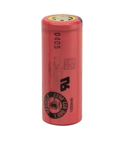 Sanyo UR18500Y 1300mAh 2.6A 3.6V 3.7V Li-ioon laetav aku lameda ülaosaga