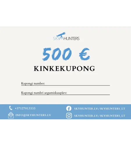 Gift card - 500 Euro
