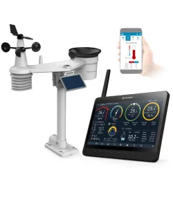 BRESSER MeteoChamp 9-ühes WiFi-ilmajaam digitaalse pildiraamiga