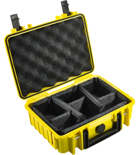 BW Outdoor Cases Type 1000 YEL RPD (divider system)