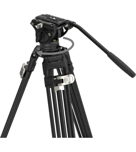 SmallRig 4163 Heavy-Duty Aluminium Video Tripod Kit FreeBlazer AD-80