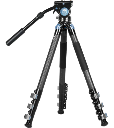 Sirui Carbon Fiber Tripod Kit with VideoHead L-324F + VH-10