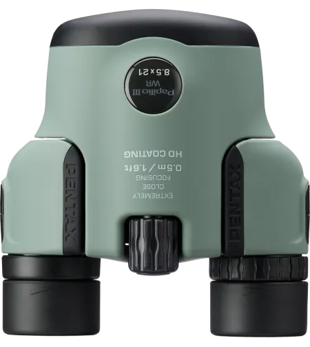 Бинокль Pentax Papilio III 8,5x21 WR оливкового цвета