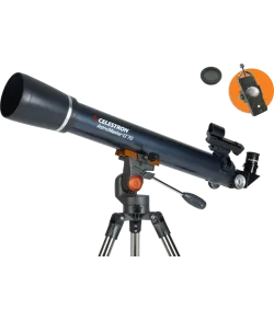 Телескоп Celestron Astromaster LT 70AZ с адаптером для телефона и лунным фильтром.