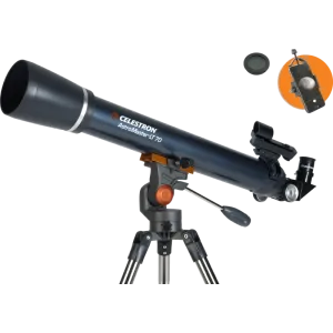 Телескоп Celestron Astromaster LT 70AZ с адаптером для телефона и лунным фильтром.