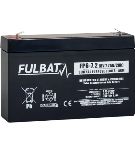 FULBAT AGM-FP 6V-7.2Ah aku