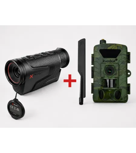 Nocpix termokaamera Lumi P13 + Levenhuk Trap LTE10 rajakaamera