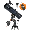 Celestron AstroMaster 130EQ peegelteleskoop nutitelefoni adapteri ja T2 Barlow' läätsedega